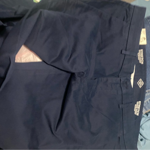 George Stretch Trousers in Dark Blue - Picture 3 of 3